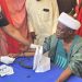 S'apeyi of Garki, Alhaji Usman Nga Kupi at the community outreach on World Hepatitis Day 2026.