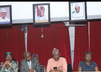 LUTH management staff at the Quarterly Hospital Grand Round, July 2026.