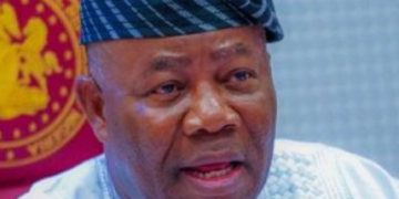 Godswill Obot Akpabio GCON, President of the Senate
