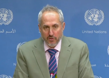 UN spokesperson Stéphane Dujarric