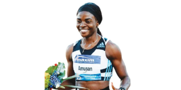 World record holder, Tobi Amusan
