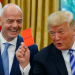 U.S. President Donald Trump and FIFA President Gianni Infantino