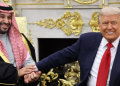 US President Donald Trump and the Crowned Prince of Saudi Arabia, Mohammed bin Salman