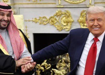 US President Donald Trump and the Crowned Prince of Saudi Arabia, Mohammed bin Salman