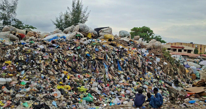 Illegal roadside waste disposal