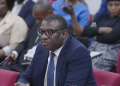 Bala Wunti fielding questions from the Senate Committee