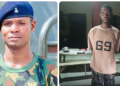 The suspect, Mohammed Yusuf of the Nigerian Army Ordnance Kits Factory, Lagos