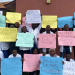 UITH doctors display placards over assault incident.