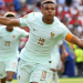 Kylian Mbappe celebrates victory over Morocco