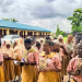 Secondary school students receive copies of Animal Farm under the Million Classics Programme