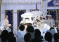 Thousands gathered early at Mosque Maryam to pay their final respects to Mother Khadijah Farrakhan, who was laid to rest