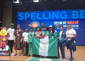 Team Nigeria wins Gold at the World Cup Spelling Bee in China