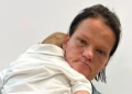The 38-year-old South African woman, Ms. Will Jessica Ann, with her three-year-old son.