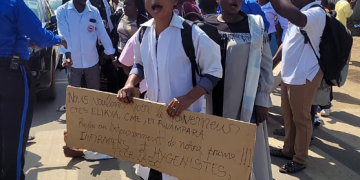 Frontline health workers protest over unpaid salaries and hazardous conditions amid the worsening Ebola outbreak in eastern Democratic Republic of Congo.