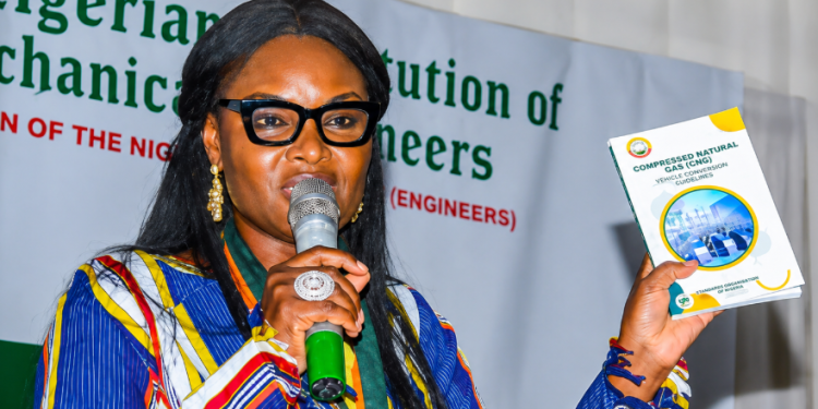 A former National Chairperson of the Nigerian Institution of Mechanical Engineers NIMechE, Mrs Funmilade Akingbagbohun
