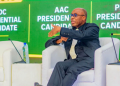 Rotimi Amaechi, former Rivers State governor and Minister of Transportation, speaks during a political session at the 66th Annual General Conference of the Nigerian Bar Association in Port Harcourt