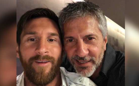 Argentine football legend Lionel Messi with his father, Jorge Messi, who recently passed away at the age of 68 after a long illness.