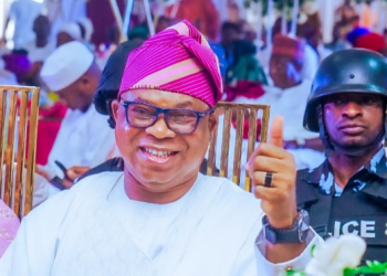 APC governorship candidate in Osun State, Bola Oyebamiji, speaks after the August 15 election, accepting INEC’s declaration while urging supporters to remain peaceful.