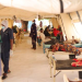 Health workers attend to patients at a cholera treatment facility as Nigeria steps up efforts to contain outbreaks, with the EU allocating €1.5 million to strengthen disease surveillance, treatment and water, sanitation and hygiene interventions.