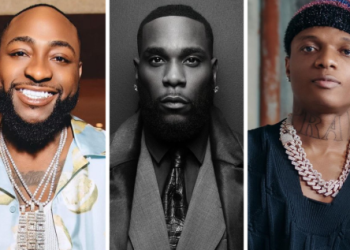 Davido, Burna Boy and Wizkid