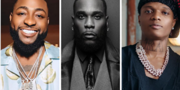 Davido, Burna Boy and Wizkid