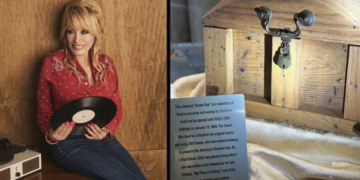 Country music icon Dolly Parton poses for a portrait, with her legacy and final unreleased song set to remain part of a time capsule until 2046, when it is scheduled to be opened on what would have been her 100th birthday.