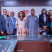Dr Iziaq Salako with the technical working group 