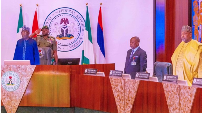 Federal Executive Council meeting at the Presidential Villa, Abuja