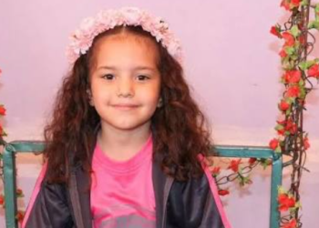 Hind Rajab, six-year-old Palestinian girl who died while fleeing Gaza City in a car with six of her relatives.