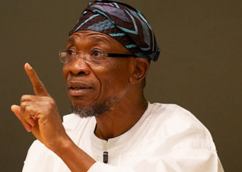 Former Minister of Interior of Nigeria. Rauf Aregbesola