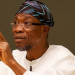 Former Minister of Interior of Nigeria. Rauf Aregbesola