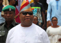 Osun State Governor, Ademola Adeleke's convoy attacked during a visit to the palace of the Ataoja of Osogbo, Oba Jimoh Oyetunji.