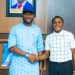 Edo Deputy Governor, Dennis Idahosa, presents a N1 million cash gift to 2026 UTME high-flyer, Daniel Osagiobare, in recognition of his outstanding performance in the examination.