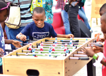 Children participate in recreational and learning activities