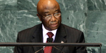 Liberian President Joseph Boakai, whose government agrees to accept up to 1,200 foreigners deported from the United States under a humanitarian arrangement.