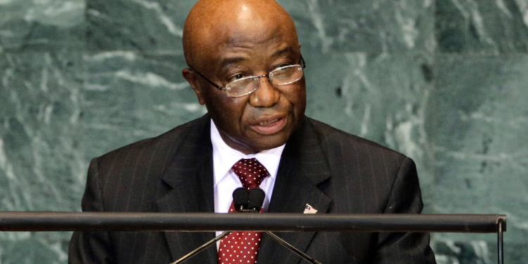 Liberian President Joseph Boakai, whose government agrees to accept up to 1,200 foreigners deported from the United States under a humanitarian arrangement.