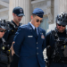 US Capitol Police detain US Air Force Maj. Jason Watson on the steps of the US Capitol during a protest calling for the impeachment of President Donald Trump.