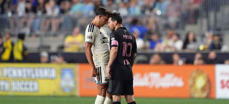 Inter Miami forward Lionel Messi in a heated argument with Philadelphia Union’s Quinn Sullivan before being fined by Major League Soccer, MLS, over the late-game confrontation.