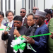 Minister of Power, Joseph Tegbe, and Managing Director/CEO of Transmission Company of Nigeria (TCN), Sule Ahmed Abdulaziz, during the commissioning of the upgraded substations on Monday in Lagos.