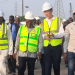 Minister of State for Works,  Sen. Bello Goronyo; Minister of Works, Sen. Dave Umahi; during inspections of the Carter Bridge and Iddo Bridge in Lagos