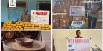 Cocaine concealed in a mortar and backpack seized by NDLEA operatives