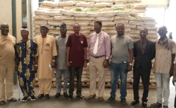 Nigerian Association of Technologists in Engineering (NATE) on courtesy visit to Lagos State Rice Mill, Imota