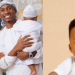 Nigerian influencer Priscilla Ojo and Tanzanian singer Juma Jux with son