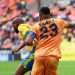 Super Eagles goalkeeper Stanley Nwabali marked his return