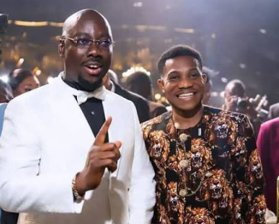 Business mogul Obi Cubana (left) has pledged a house to Pastor Jerry Eze (right) as a 44th birthday gift, in appreciation of his ministry and service to humanity.