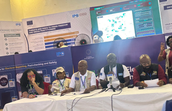 Civil society observers monitor voting across polling units during the Osun governorship election.