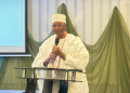 President of the manufacturers association of Nigeria- Otunba Francis Meshioye, delivering welcome address at the 59th Annual General Meeting of the association held on Tuesday in Lagos