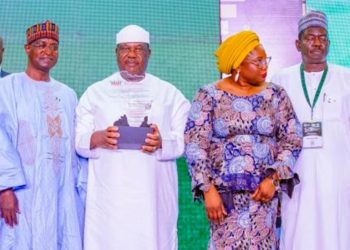 Representative of President Tinubu, SGF George Akume and other officials at the 9th All Africa Conference on Animal Agriculture in Abuja.