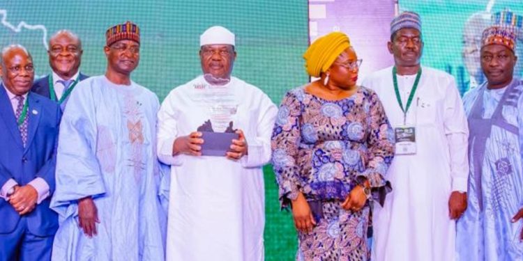 Representative of President Tinubu, SGF George Akume and other officials at the 9th All Africa Conference on Animal Agriculture in Abuja.