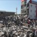 Buildings destroyed by powerful earthquake in Western Colombia.as reported by AP.